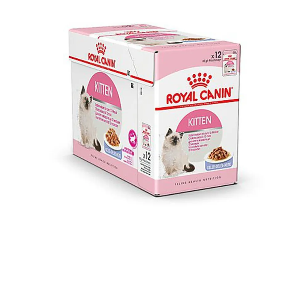 Royal Canin - Sachets Kitten Instinctive en Gelée pour Chaton - 12x85g