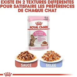 Royal Canin - Sachets Kitten Sterilised en Sauce pour Chaton - 12x85g