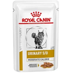 Royal Canin - Sachets Veterinary Urinary S/O Moderate Calorie pour Chat - 12x85g