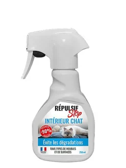 Répulsif STOP - Spray Répulsif Intérieur pour Chats - 250ml