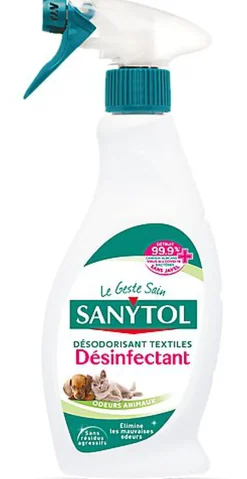 Sanytol - Désinfectant Textiles Animaux - 500ml