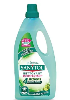 Sanytol - Nettotant Désinfectant Sols & Surfaces pour Habitat - 1L
