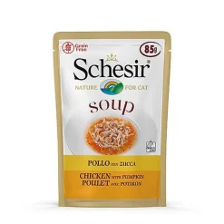 Schesir - Soupe au Poulet et Citrouille pour Chat - 85g