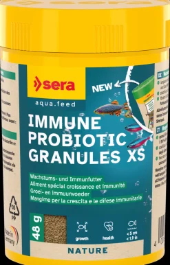 Sera - Aliment Immune Probiotic Granules XS pour Poissons - 100ml/48g