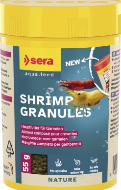 Sera - Aliment Shrimp Granules Nature pour Crevettes - 55g/100ml