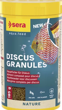 Sera - Aliments composé Discus Granules pour Discus - 105g/250ml