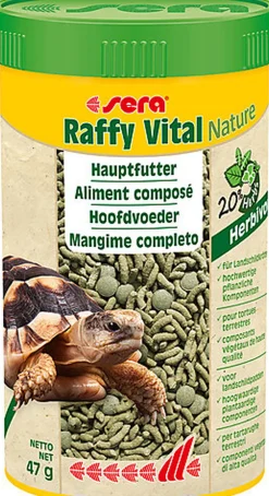 Sera - Aliments Composés Raffy Vital pour Tortues Terrestres et Reptiles Herbivores