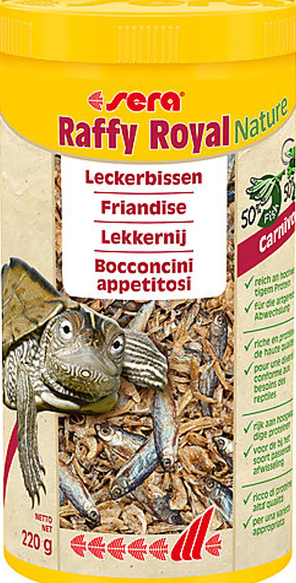 Sera - Friandises Raffy Royal avec des Anchois pour Tortues - 1L