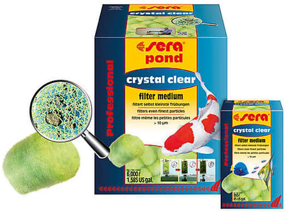 Sera - Média de Filtration en Boule Crystal Clear Professional pour Aquarium - x12