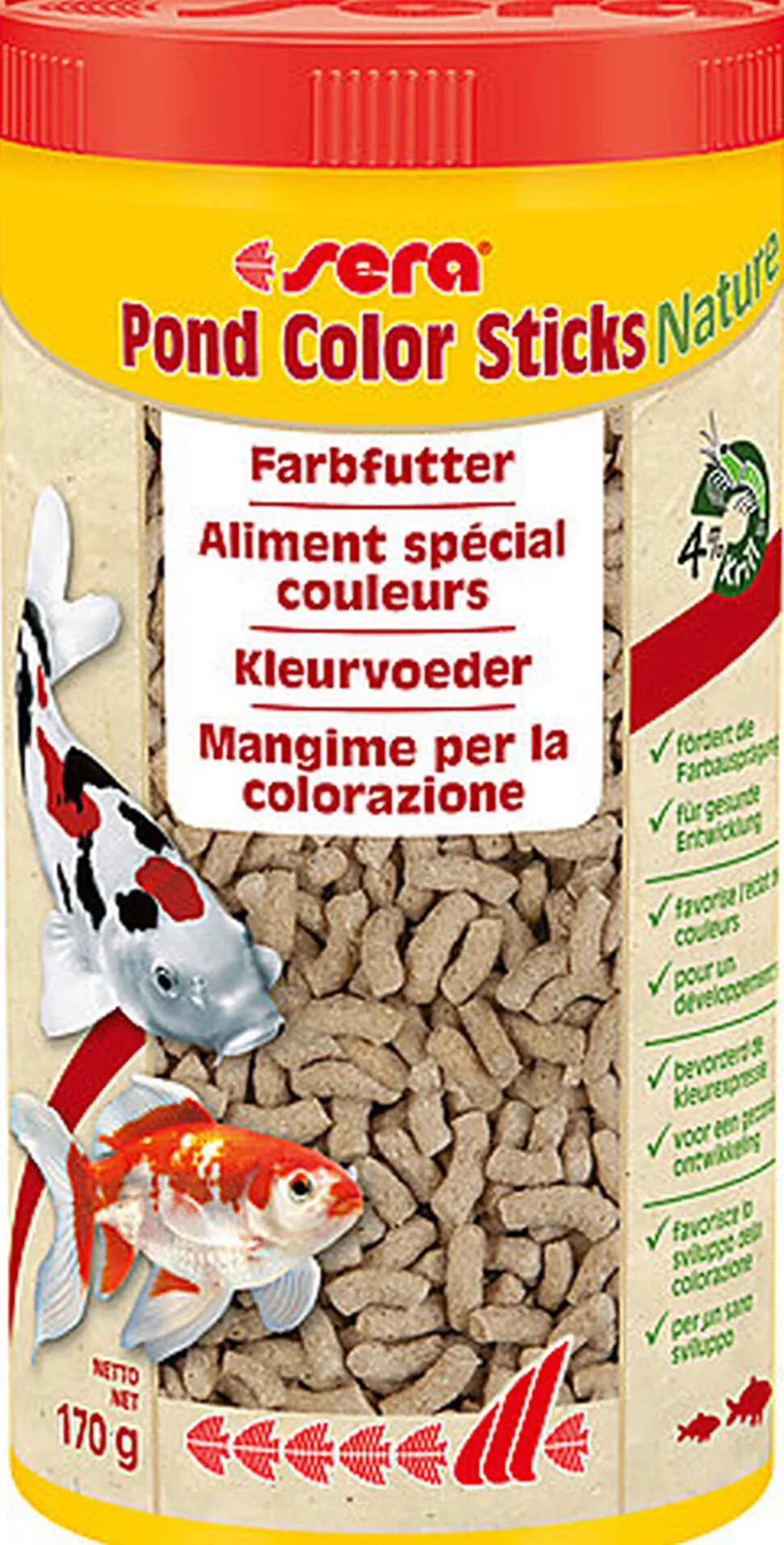Sera - Pond Color Sticks Nature 1.000 ml  - 170 g