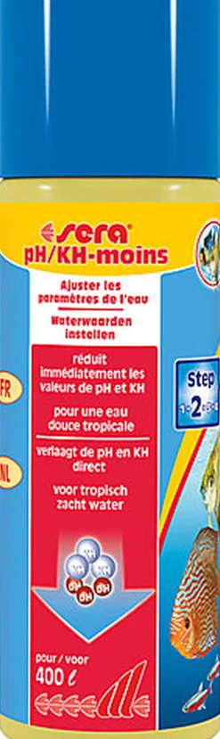 Sera - Réducteur pH/KH-Moins pour Eau Douce Tropicale - 100ml