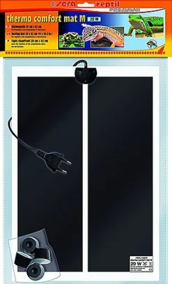 Sera - Tapis Chauffant Thermo Comfort Mat M de 28x42cm pour Terrarium - 20W