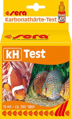 Sera - Test de Dureté Carbonatée kH Test pour Aquarium - 15ml
