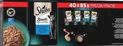 Sheba - Mega-Pack Pâtée en Sauce Collection pour Chats - 40x85g