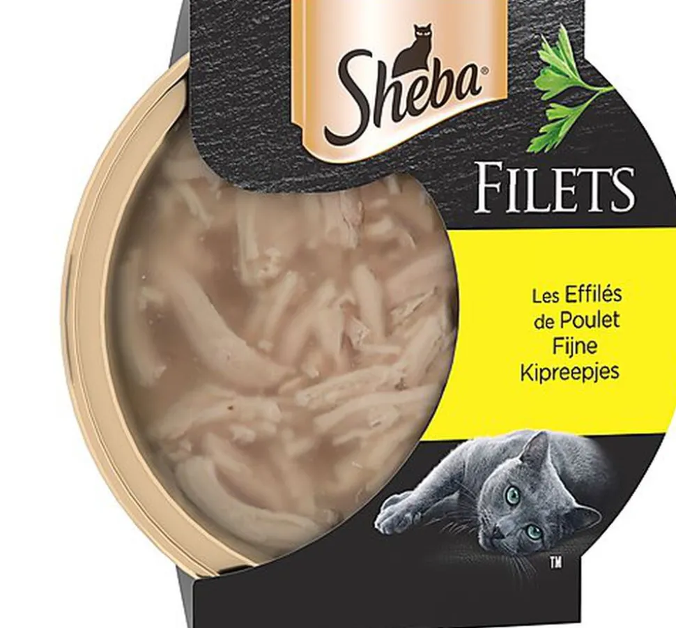 Sheba - Repas les Effilés de Poulet pour Chat - 60g