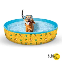 Summer Vibes - Piscine Jaune pour Chiens - M