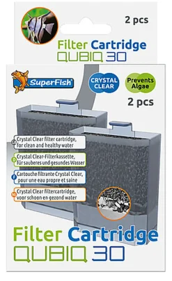 Superfish - Cartouches Filtres QUBIQ 30 pour Aquarium - x2