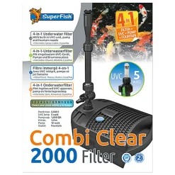Superfish - CombiClear 2000 Filtre + UV + Pompe pour Bassin