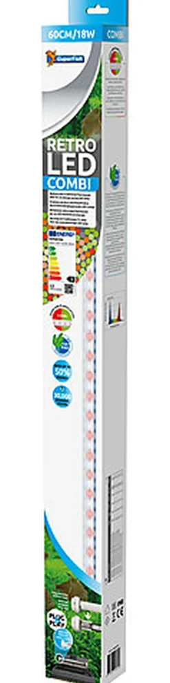 Superfish - Eclairage Retro Led Combi T8 et T5 pour Aquarium - 60cm/18W