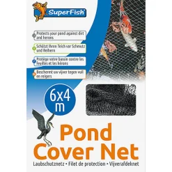 Superfish - Filet de Protection 6x4m +10 Piquets pour Bassin