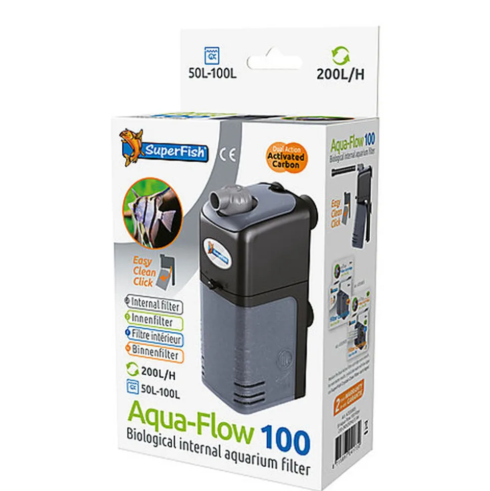 Superfish - Filtre Intérieur Aqua-Flow 100 - 200L/H