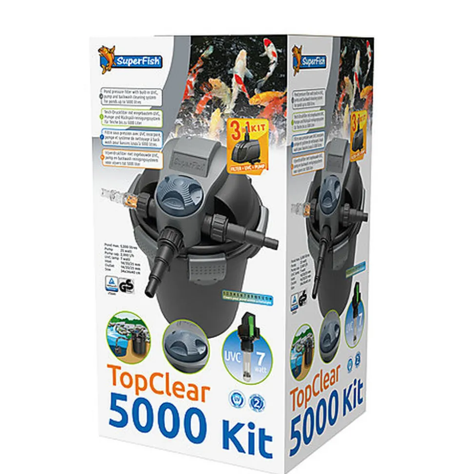 Superfish - Kit 3 en 1 TopClear 5000 pour Bassin