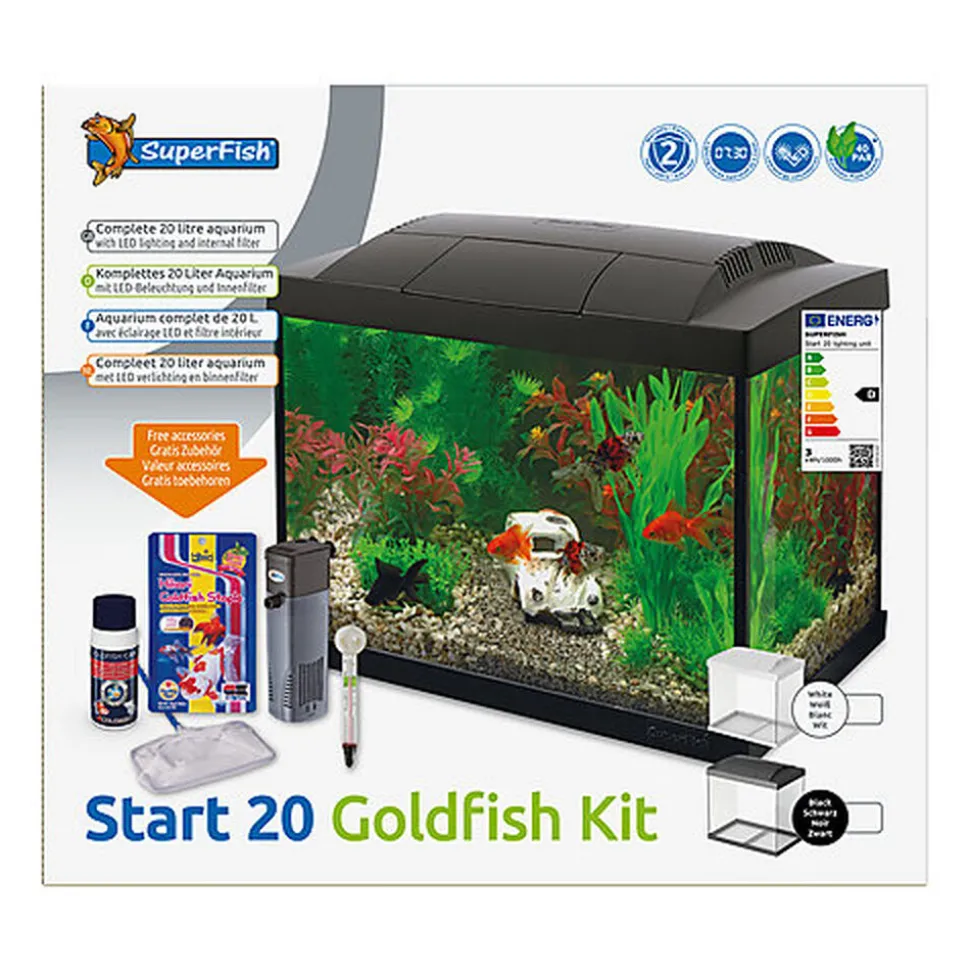 Superfish - Kit Aquarium START 20 Blanc - 16L