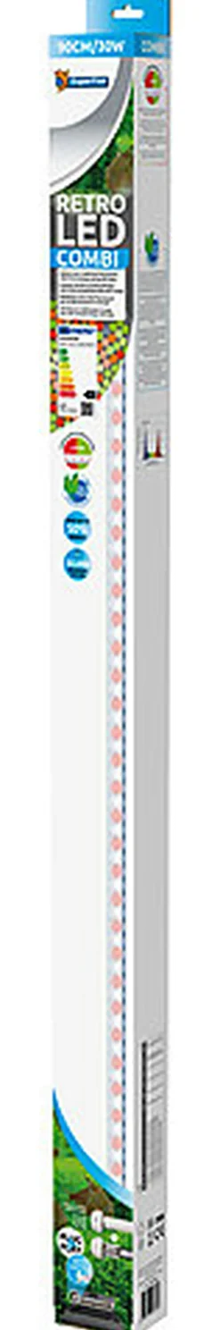 Superfish - Lampe Retro Led Combi T8 et T5 pour Aquarium - 90cm/30W