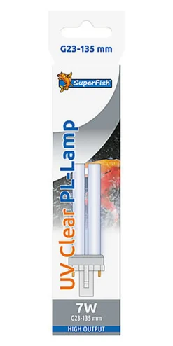 Superfish - Lampe UV PL 7W G23135MM pour Bassin