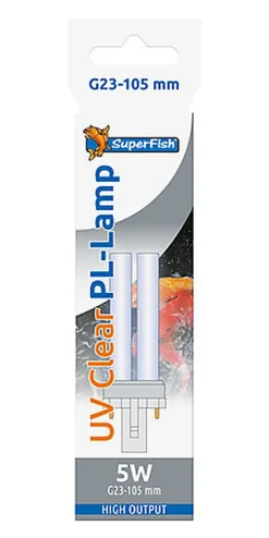 Superfish - Lampe UV PL 5W G23-105MM pour Bassin
