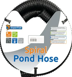 Superfish - Tuyaux Spiral Noir - 32mm/ 10m
