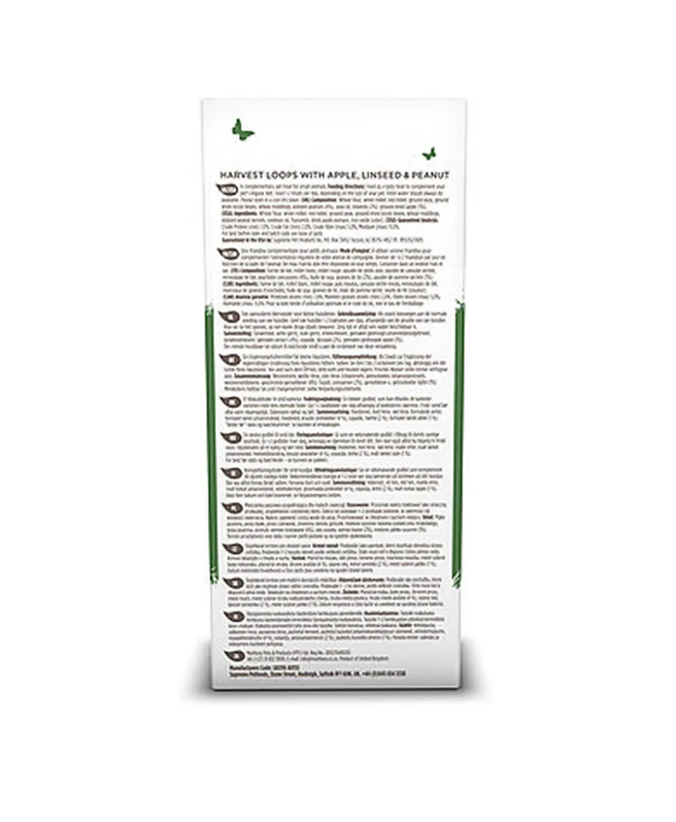 Supreme Science - Selective Naturals Harvest Loops pour Rongeurs - 80g