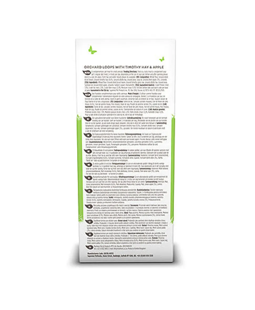 Supreme Science - Selective Naturals Orchard Loops pour Rongeurs - 80g