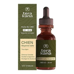 Tera Kana - Huile de CBD 5% pour Chien Moyen - 10ml