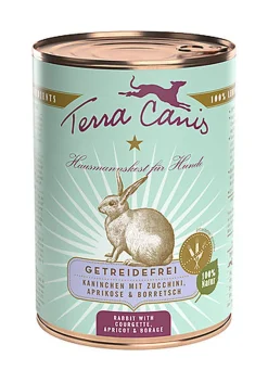 Terra Canis - Aliment Naturel sans Céréales au Lapin pour Chiens - 400g