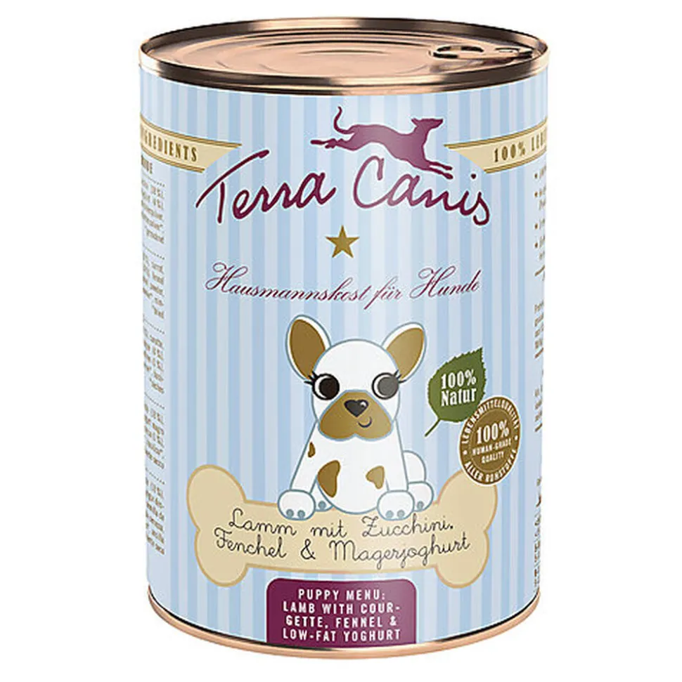 Terra Canis - Aliment Naturel Puppy à l'Agneau pour Chiots - 400g