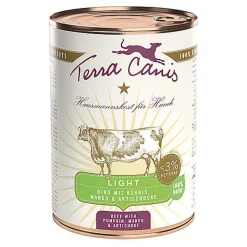 Terra Canis - Aliment naturel Bœuf Potiron Light pour Chiens - 400g