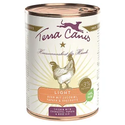 Terra Canis - Aliment naturel Poulet et Courgettes Light pour Chiens - 400g