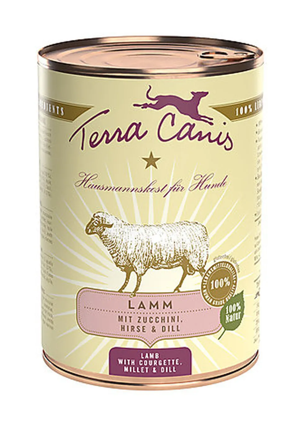 Terra Canis - Aliment Naturel Classic à l'Agneau pour Chiens - 400g