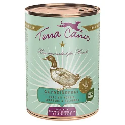 Terra Canis - Aliment Naturel sans Céréales au Canard pour Chiens - 400g