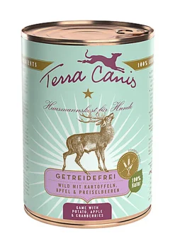 Terra Canis - Aliment Naturel sans Céréales au Gibier pour Chiens - 400g