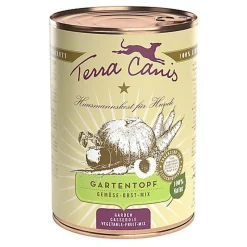 Terra Canis - Aliment Naturel Casserole du Jardin Fruits et Légumes pour Chiens - 400g
