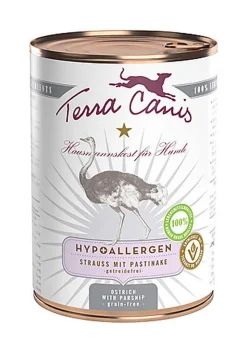 Terra Canis - Aliment Naturel Hypoallergen Autruche pour Chiens - 400g