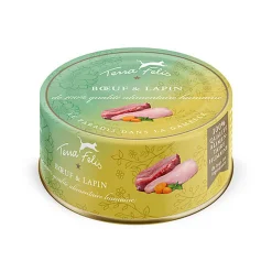 Terra Felis - Aliment Naturel au Bœuf et Lapin pour Chats - 80g