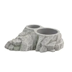 Terradella - Porte Gobelet Cup Holder Rock pour Reptiles - 15x12x4cm