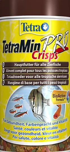 Tetra - Aliment Complet TetraMinPro Crips pour Poissons Tropicaux - 250ml