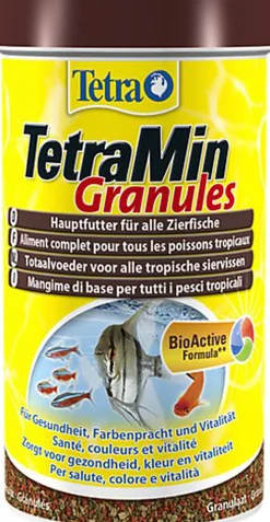 Tetra - Aliment Complet TetraMin Granules en Granulés pour Poissons Tropicaux
