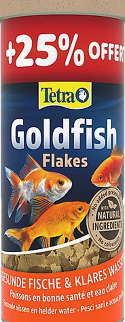 Tetra - Aliment en Flocons Goldfish Flakes - 1L+ 25% Offert