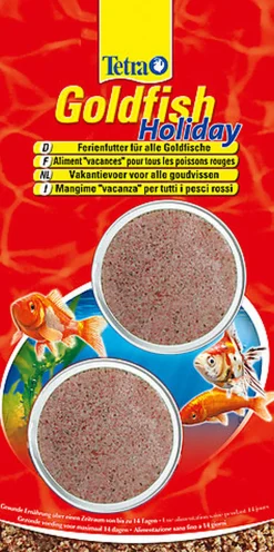 Tetra - Aliment Goldfish Holiday en Bloc de 14J pour Poissons Rouges