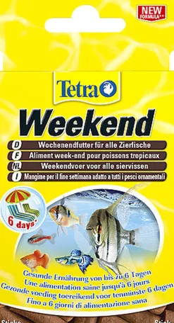 Tetra - Aliment Weekend en Mini-bloc de 6J pour Poissons Tropicaux - x20